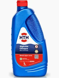 ALGICIDA DE CHOQUE 1L - SOLUÇÃO ÁGUA VERDE HTH