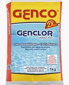 CLORO ESTABILIZADO GENCO - GENCLOR - 1Kg
